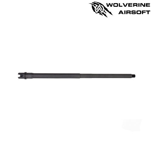 WOLVERINE AIRSOFT MTW Outer Barrel, 18", Aluminum 6061 T6, Milspec Anodized