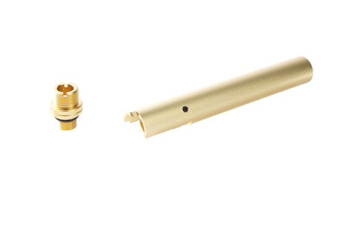 Nine Ball 'FIXED' Non-Recoil 2Way Outer Barrel for Hi-Capa 5.1 GBB Series - Gold