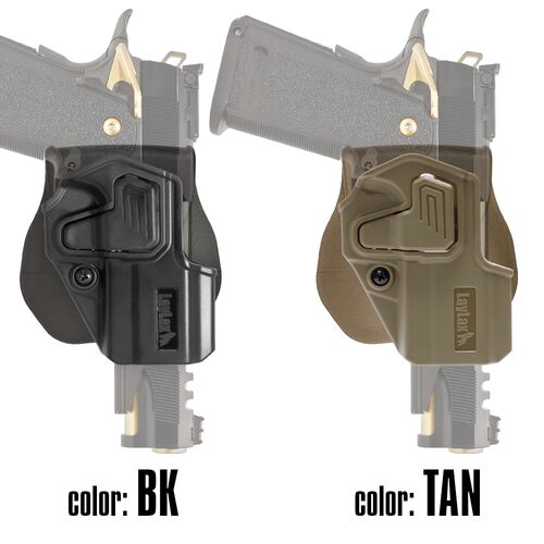 Laylax (Battle Style) CQC Holster (Right Handed) for Tokyo Marui Hi-Capa Series - TAN