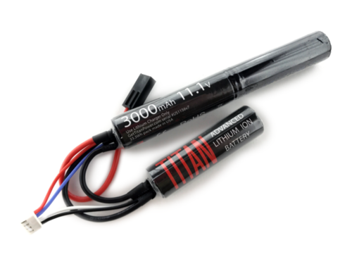 TITAN POWER Battery Lithium Ion 11.1V 3000mah Nunchuck Tamiya  <font color=red> (Not for Belgium, Netherlands)</font>