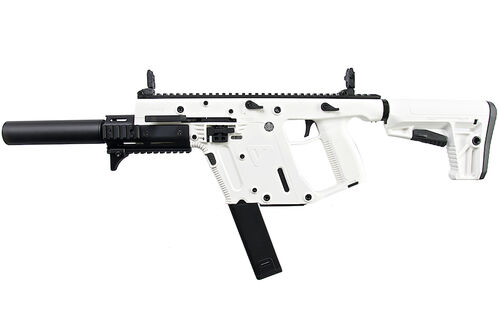KRYTAC KRISS Vector Limited Edition 'Alpine White' AEG SMG Rifle (with Mock Suppressor) <font color=red> (Only for Spain)</font>