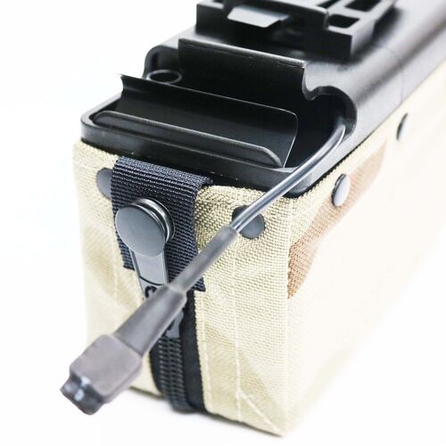 MAG 2500rds Cartridge Pouch Magazine for M249 (Desert)