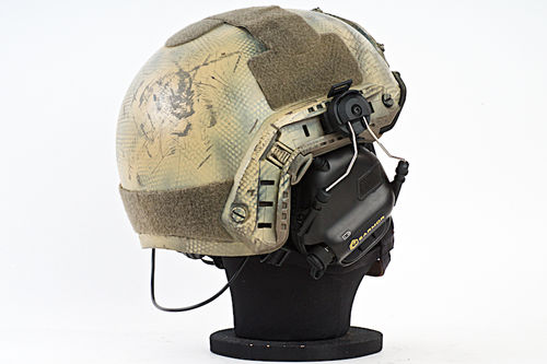 Earmor Hearing Protection Ear-Muff Helmet Version - Black