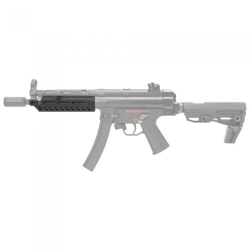 Nitro.Vo MP5 MLOK Handguard for Tokyo Marui MP5A4/ MP5A5/ MP5 RAS AEG - Black