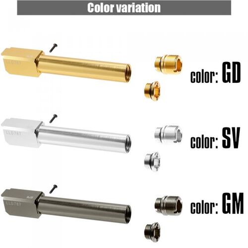 Nine Ball 2 Way Fixed - Non-Recoiling Outer Barrel G19 - GOLD