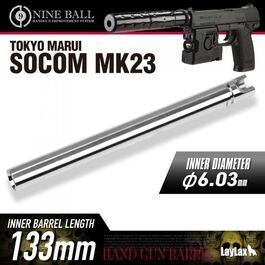 Nine ball Tokyo Marui Gas Blowback SOCOM MK23 HANDGUN BARREL 133mm(φ6.03mm)
