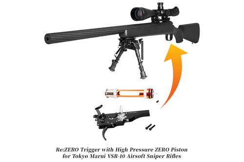 Laylax PSS Zero Trigger w/ High Pressure Zero Piston for Tokyo Marui VSR-10 Sniper Rifle
