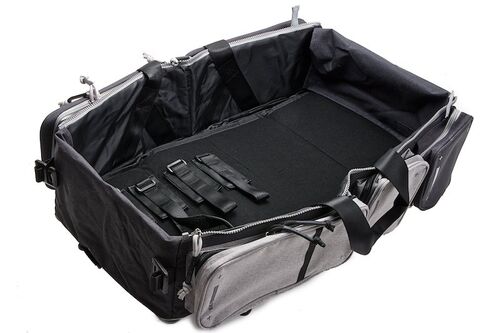 Satellite Container Gun Case Compact (Dimensions : H 600mm X W 300mm X D 75mm) - Black Grey