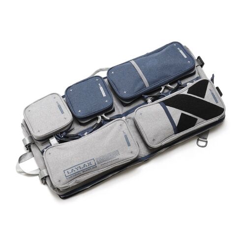 Satellite Container Gun Case Compact (Dimensions : H 600mm X W 300mm X D 75mm) - Navy Grey