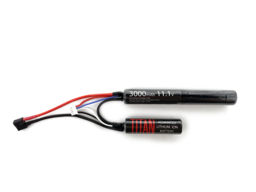 TITAN POWER Battery Lithium Ion 11.1V 3000mah Nunchuck DEANS <font color=red> (Not for Belgium, Netherlands)</font>