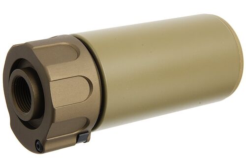 GK Tactical WARDEN Suppressor with Spitfire Tracer (14mm CCW) - Tan