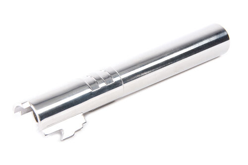 GK Tactical Stainless Steel Outer Barrel for Tokyo Marui Hi-Capa 5.1 GBB - Silver