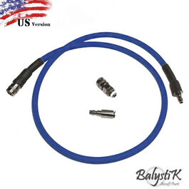 BALYSTIK DELUXE REMOTE LINE FOR HPA REGULATOR US - BLUE