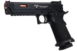 Army Armament John Wick 3 Taran Tactical Combat Master GBB Airsoft Pistol (Sight Block, Black, R601-1)