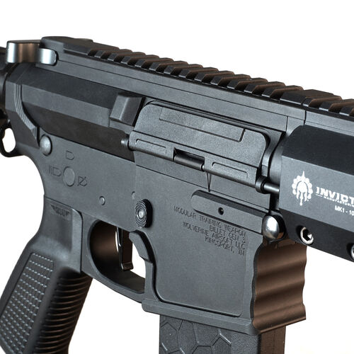 Wolverine Airsoft MTW BILLET TACTICAL with 7" Barrel and 7" Rail, Standard Electronics (GEN 3)