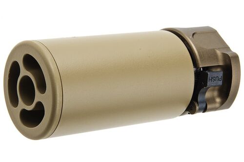 GK Tactical WARDEN Suppressor (14mm CCW) Version 2 - TAN