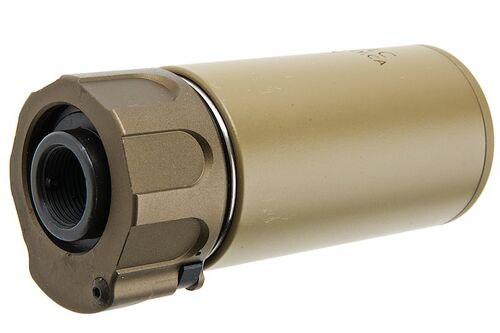 GK Tactical WARDEN Suppressor (14mm CCW) Version 2 - TAN