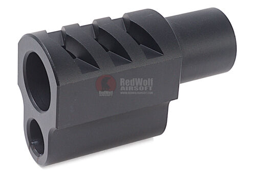 5KU 1911 Punisher Compensator For Tokyo Marui 1911 Style 2 - Black