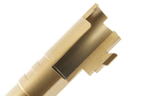 GK Tactical Stainless Steel Outer Barrel for Tokyo Marui Hi-Capa 5.1 GBB - Gold