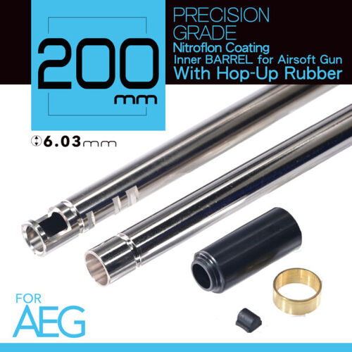 Unicorn Airsoft 6.03mm Ultimate Precision Inner Barrel for AEG - 200mm (Nitroflon Coating)