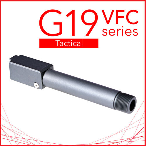 Unicorn Airsoft Umarex / VFC Fixed Outer Barrel for Glock 19 GBB (Tactical version)