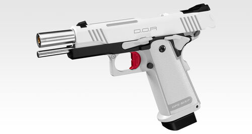 Tokyo Marui White Hi Capa D.O.R. (Direct Optics Ready) GBB Airsoft Pistol