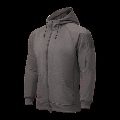 CONQUER FULLZIP TACTICAL HOODIE DARK GREY XL