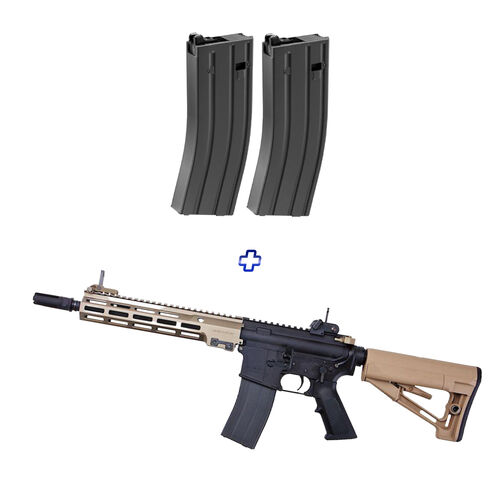 Tokyo Marui URGI MK16 MWS GBBR Airsoft (11.5 inch) - MAG SET - Includes 2 original TM magazines