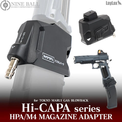 Nine Ball (Laylax) Hi Capa HPA/M4 Magazine Adapter