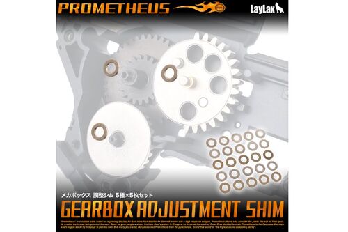 Prometheus GEARBOX ADJUSTMENT SHIM SET (5 size×5pcs each)