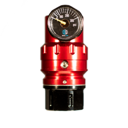MECHLABS - HPA NEXXUS REGULATOR FLOMAX WITH 39" BRAIDED AIRLINE - RED