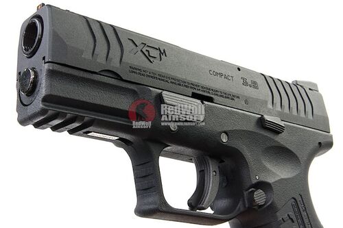 WE XDM 3.8 Compact Green Gas Airsoft Pistol (Licensed by Springfield Armory) - Black