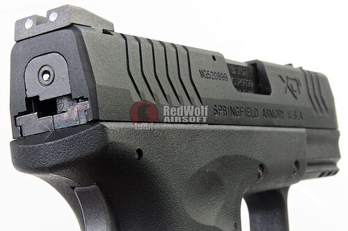 WE XDM 3.8 Compact Green Gas Airsoft Pistol (Licensed by Springfield Armory) - Black