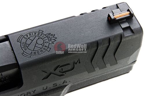 WE XDM 3.8 Compact Green Gas Airsoft Pistol (Licensed by Springfield Armory) - Black