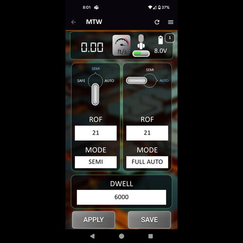 Wolverine Airsoft BLINC Bluetooth® FCU for MTW / Article Series + Acetech Bifrost Tracer
