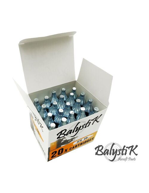 BALYSTIK 12g Co2 cartridges - Box of 20