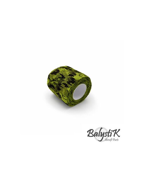 BALYSTIK Self-adhesive camouflage tape 50 x 4500mm - Solid Green