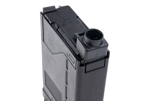 EMG Lancer Systems L5AWM V2 35rds Gas Mag for Marui MWS GBBR by Angry Gun (5.56 Type, Opqaue Black)