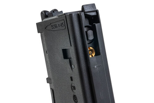 Double Eagle DMAG Tokyo Marui M4 MWS Green Gas Magazine V2 (35 rounds, Black)