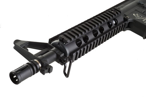 ARES M4 CQB with Metal Rail Nylon Fiber+ Al.Alloy Version - BK