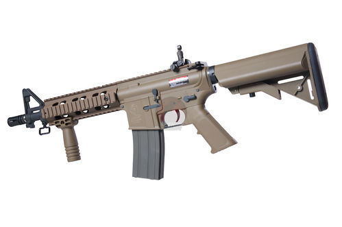 ARES M4 CQB with Metal Rail Nylon Fiber+ Al.Alloy Version - DE