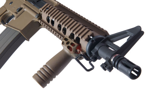 ARES M4 CQB with Metal Rail Nylon Fiber+ Al.Alloy Version - DE