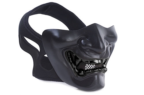 TMC Samurai Mask (M Size / Full Black)