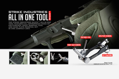 Strike Industries Steel Glock All in One Tool <font color=red> (Not for Germany)</font>