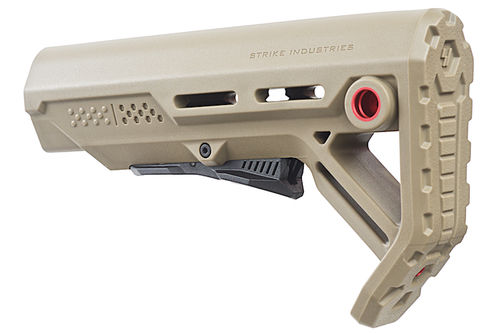 Strike Industries Viper Mod 1 Mil-Spec Carbine Stock for AR GBB Series FDE / Red <font color=red> (Not for Germany)</font>