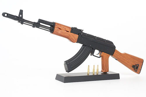 Blackcat Airsoft Mini Model Gun AK74 - Wooden
