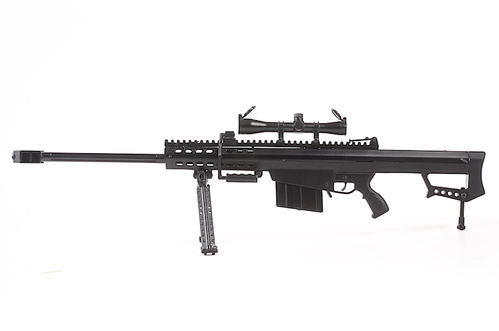Blackcat Airsoft Mini Model Gun M82A1 Long Rail (Scale 1:4)