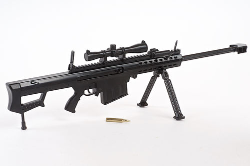 Blackcat Airsoft Mini Model Gun M82A1 Long Rail (Scale 1:4)