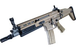 Tokyo Marui Scar-L CQC (Flat Dark Earth) Next Generation (NGRS) Airsoft AEG Rifle