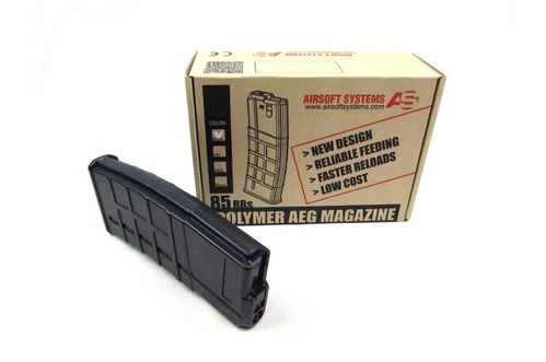 Airsoft Systems MidCap Polymer Magazine for AEG Pack - Black